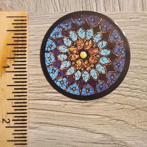 10/$10 Sticker Stained Glass Gothic Witchy Beautiful Details D160